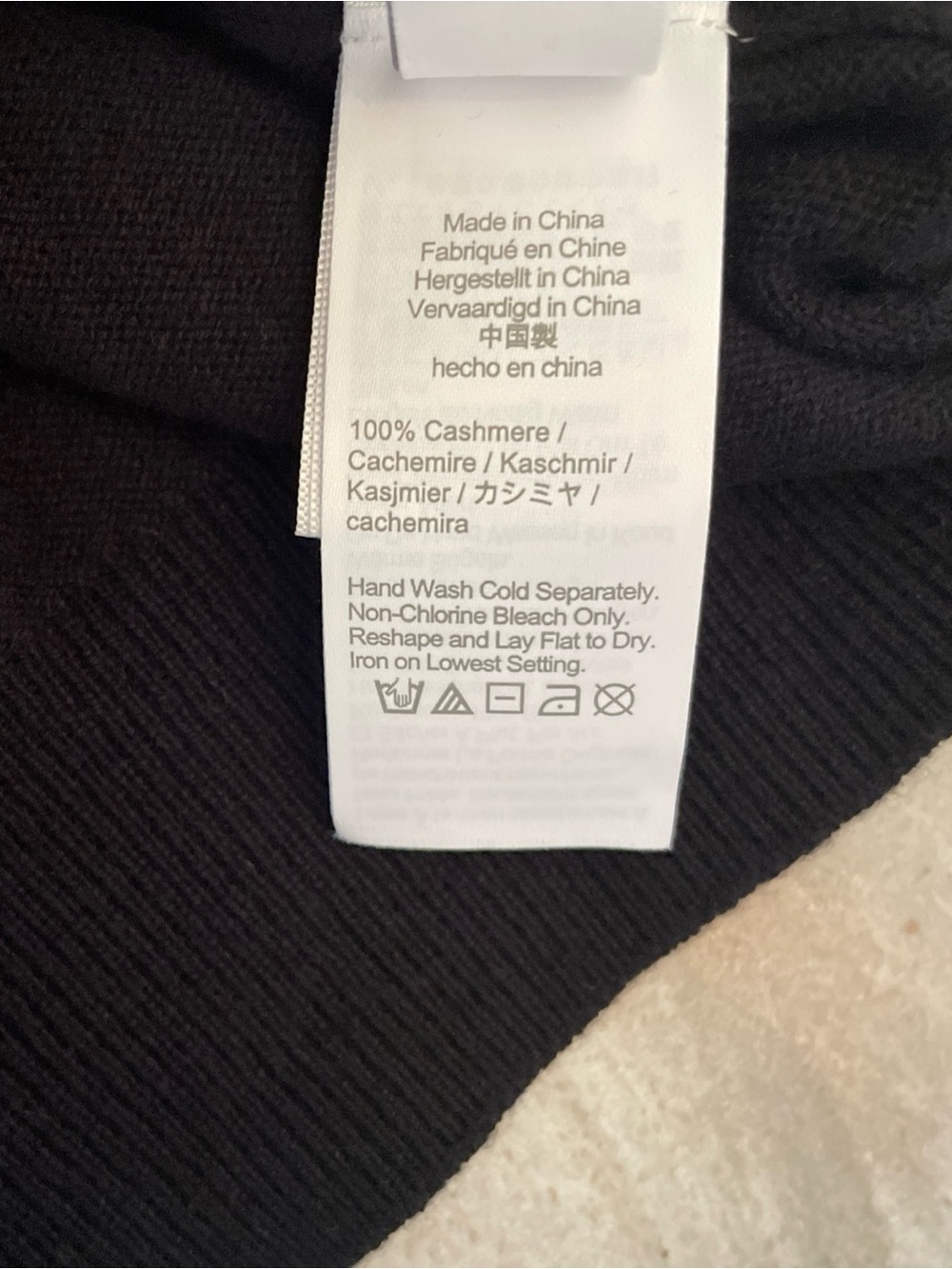 NWT J. CREW Cashmere Crewneck Sweater Black Men’s Size XL-T $158 Preppy - Picture 10 of 11